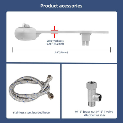 GentleClean Dual Nozzle Bidet Attachment