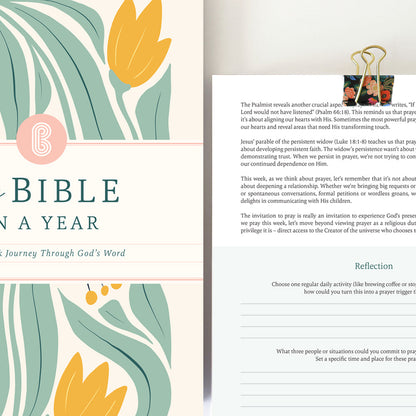 The Bible in a Year: A 52-Week Guided Journey Through Scripture