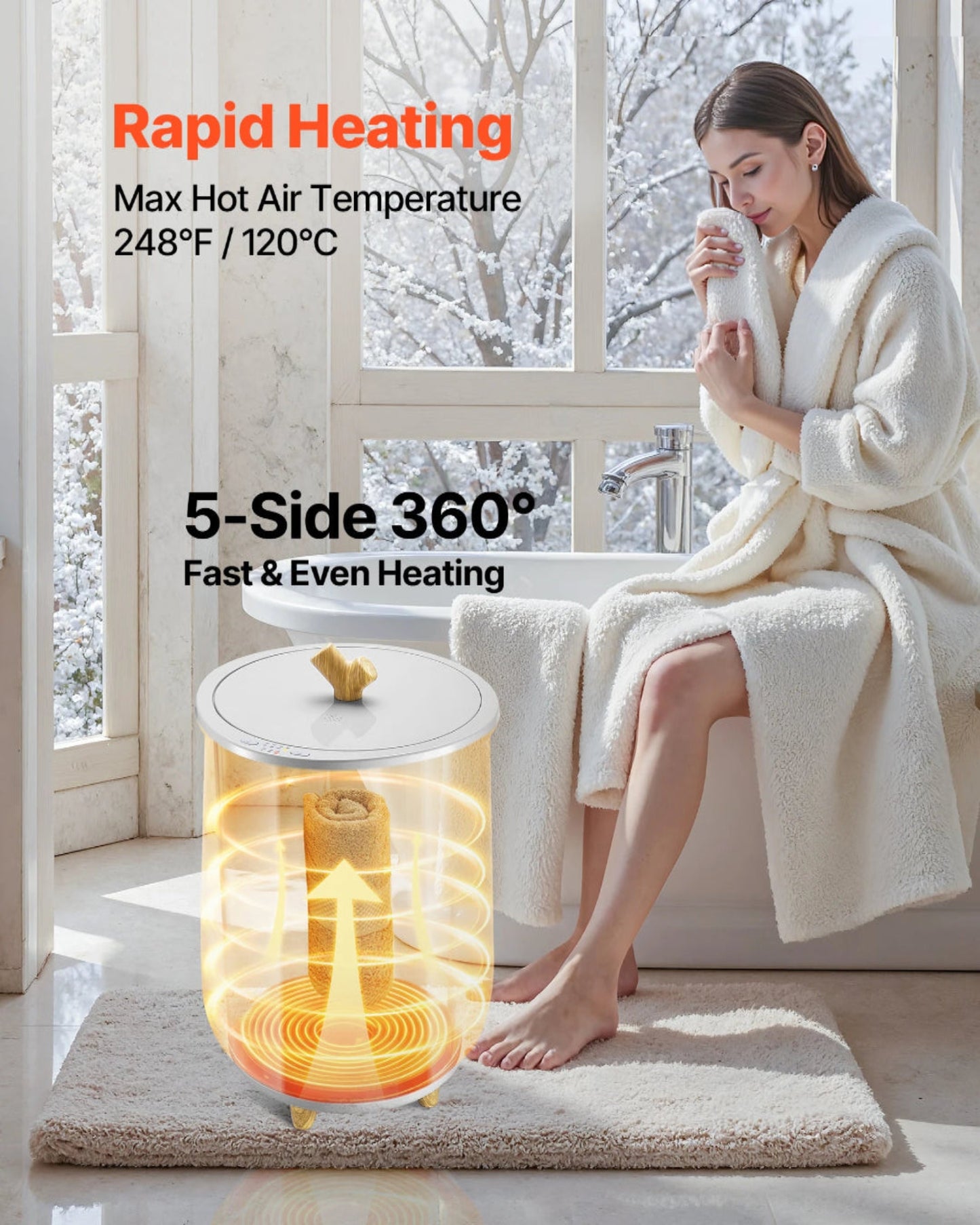 CozySpa Towel and Blanket Warmer
